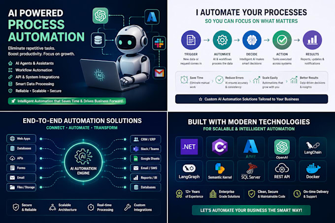 agentic development and process automations