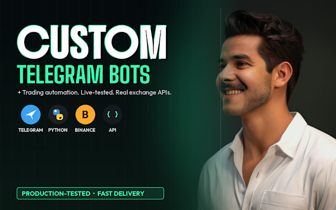 build a custom telegram bot with python and binance API integration