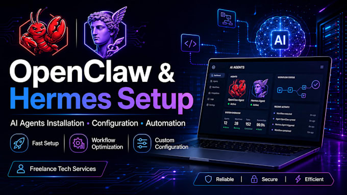 install and configure openclaw or hermes ai agents