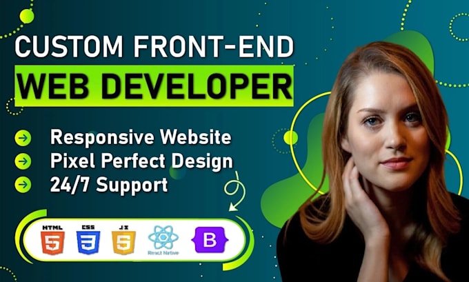 build responsive frontend architecture and react component systems