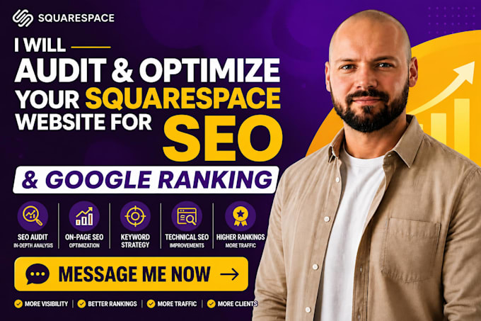 audit and optimize your squarespace website for SEO, google ranking