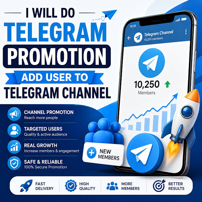 do telegram promotion add user to telegram channel