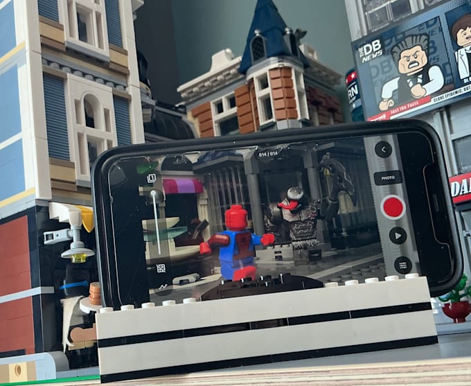 animate a 30 second short lego stop motion film