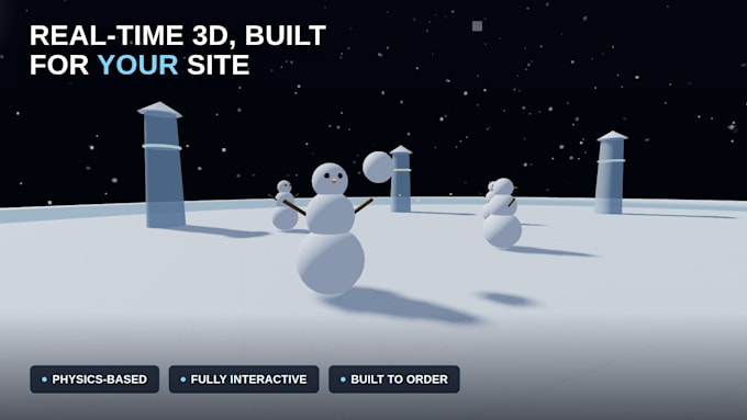 build a custom 3d web animation using threejs