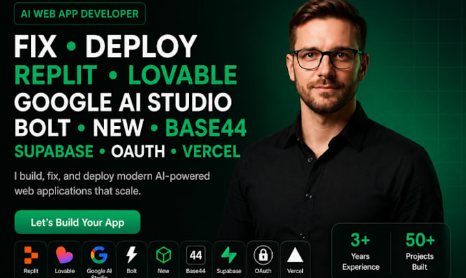 build fix deploy lovable replit base44 claude code supabase cursor bolt vercel