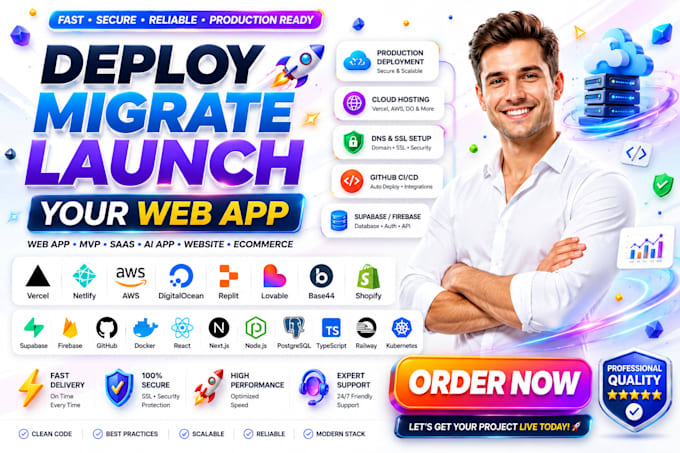 deploy vercel to netlify digitalocean base44 replit AWS cloud lovable to shopify