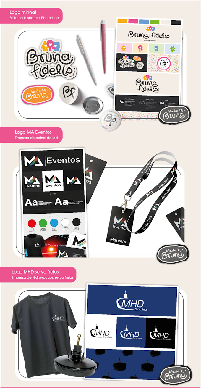 create a professional logo and visual identity