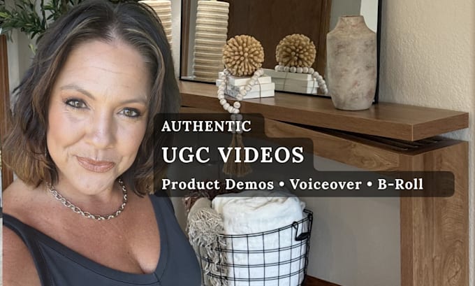 create an authentic ugc product demo video with voiceover