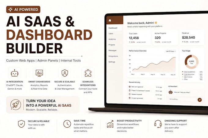 develop saas mvp with ai automation and analytics