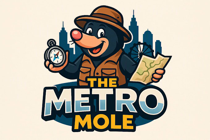 make unique metro mole logo with unlimited revisions