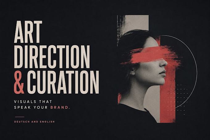be your visual art director and curator