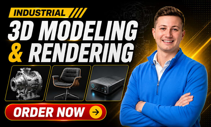 do 3d product modeling, 3d product rendering 3d cad design and industrial design