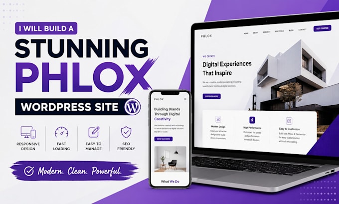 build a stunning phlox wordpress website