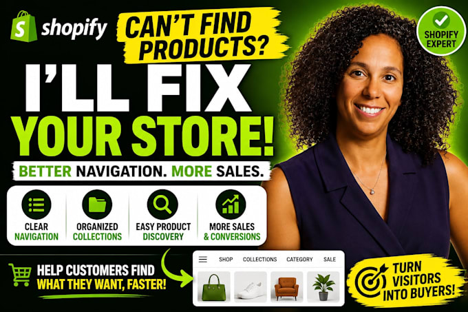 optimize shopify navigation, collections and product organization