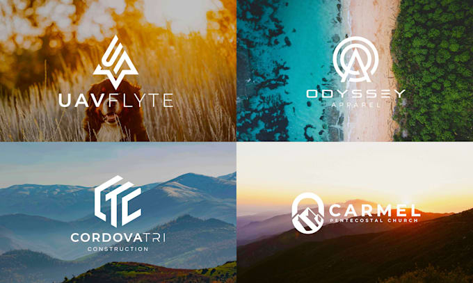create 3 unique modern minimalist business logo design