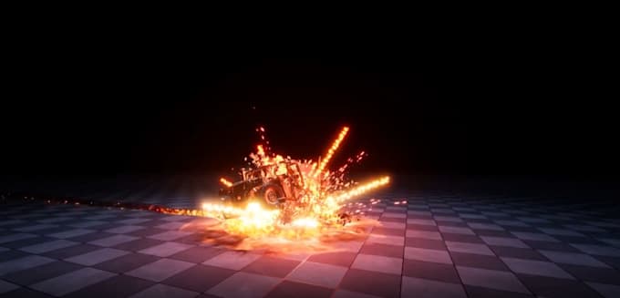 create a explosion for you in unreal engine