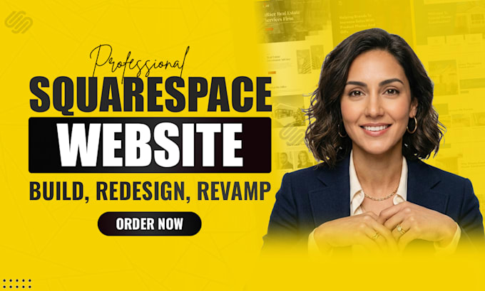 design a modern squarespace website for your business