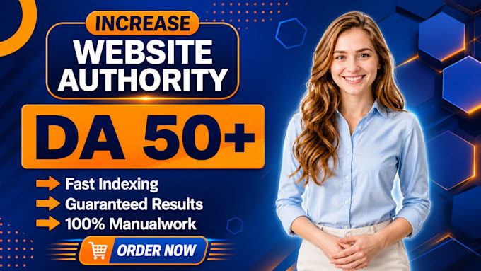 increse moz da 50 high authority backlinks for SEO ranking