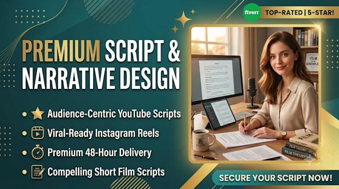 write engaging youtube video scripts and viral reels scripts
