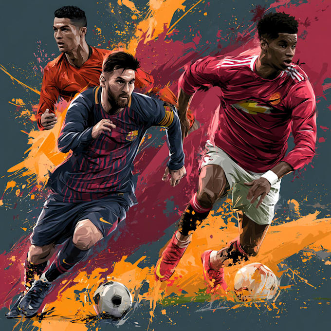 draw sport illustrations or anything in my style