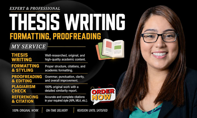 professionally edit, proofread, and format your thesis to academic standards