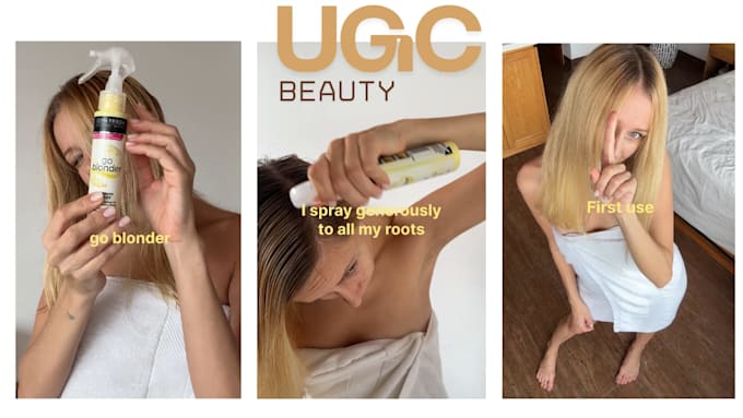 create beauty ugc video ads for instagram, tiktok, amazon