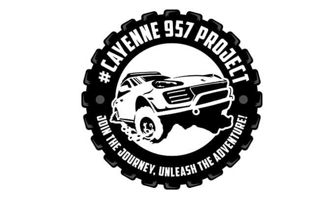 design off road porsche cayenne monster logo