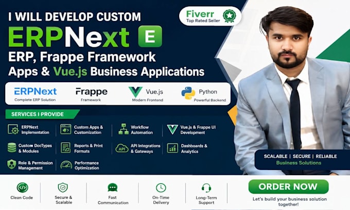 develop erp software, web portal and custom CRM for your business
