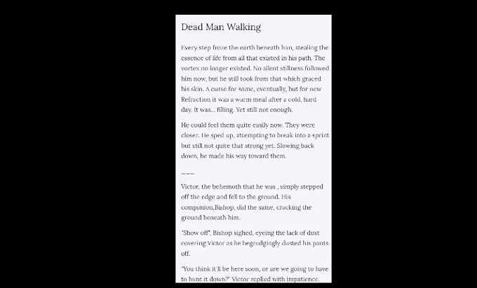 write any fantasy piece you desire