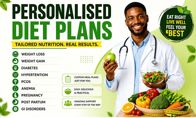 be your nutritionist for personalized meal plans
