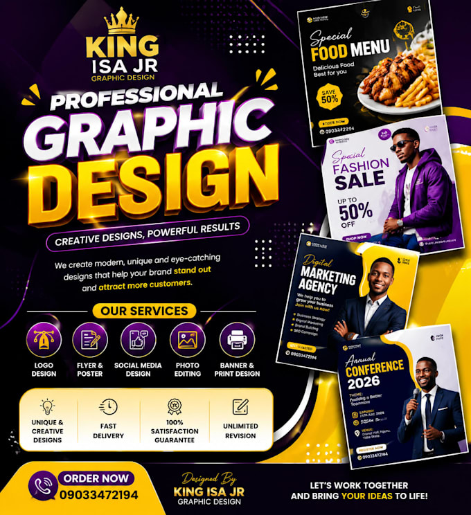 design professional flyers, post