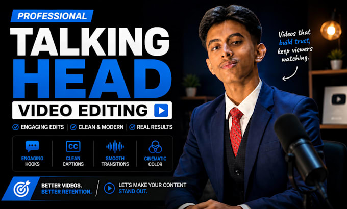 edit talking head videos professionally