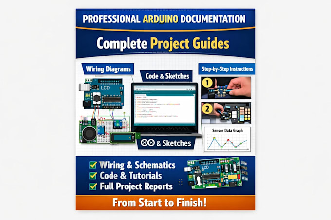 professional diagrams and arduino project documentation