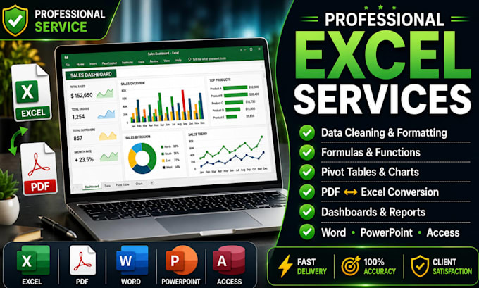 clean, organize, and format excel spreadsheets