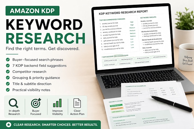 research amazon KDP keywords for your book