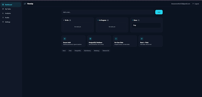 build a fullstack web app with react and flask