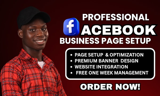 create and setup facebook business page