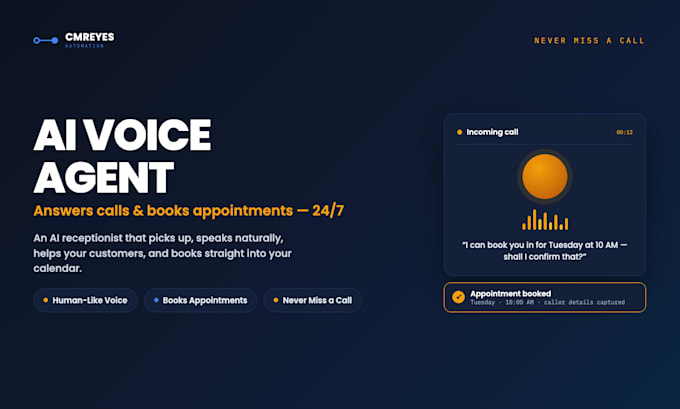 create an ai voice agent
