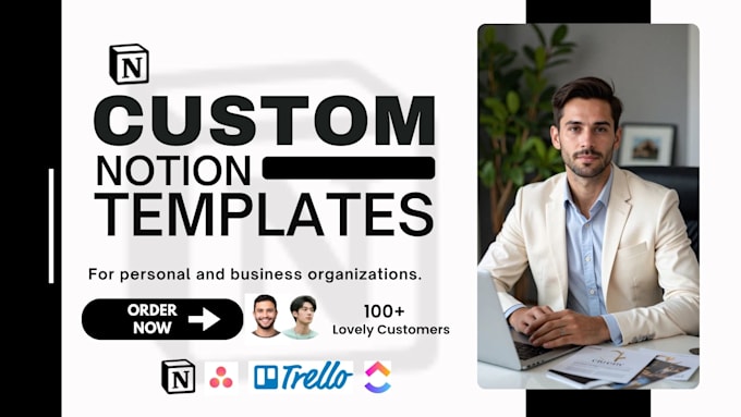 design a custom notion workspace dashboard CRM and automation