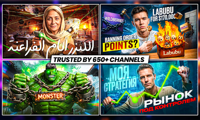 design monthly youtube thumbnails to boost your channel CTR