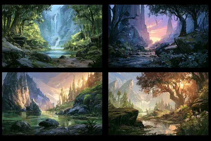 create breathtaking environmental concept art