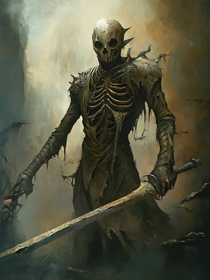 do horror character art and horror character