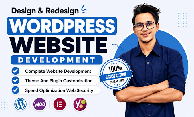 design professional wordpress website, landing page, blog website or nft site