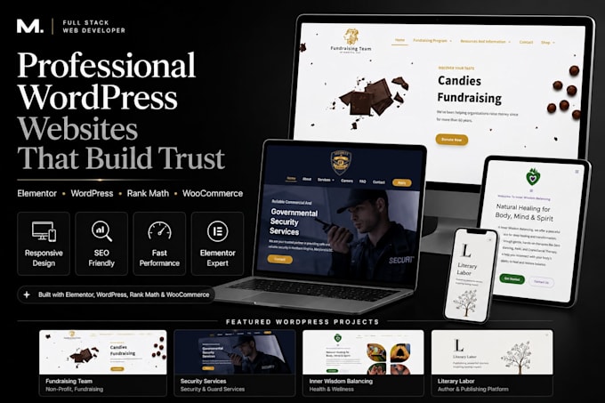 create a professional wordpress website for your business