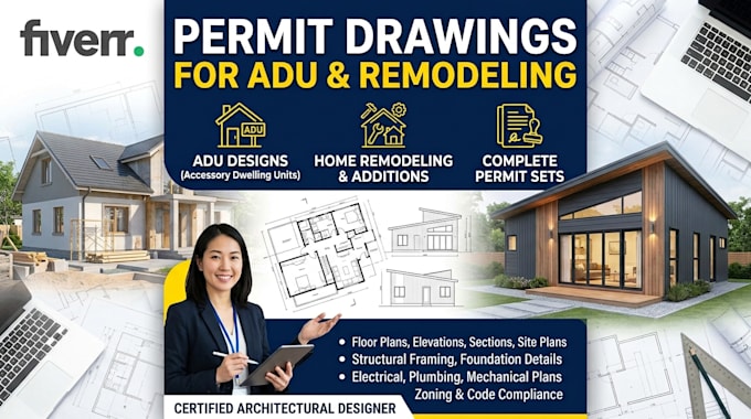 make permit drawings for adu and remodeling