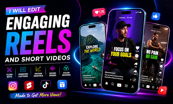 edit engaging reels and short videos