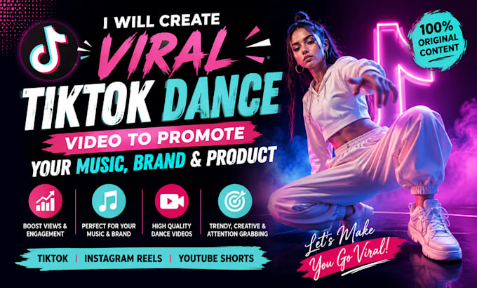 create trending tiktok dance content to increase your views