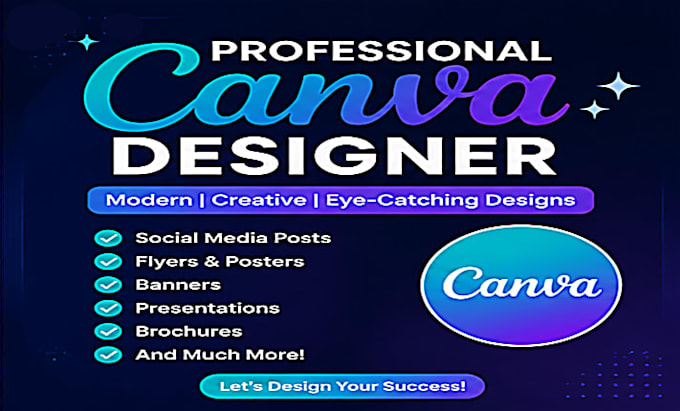 design professional canva graphics