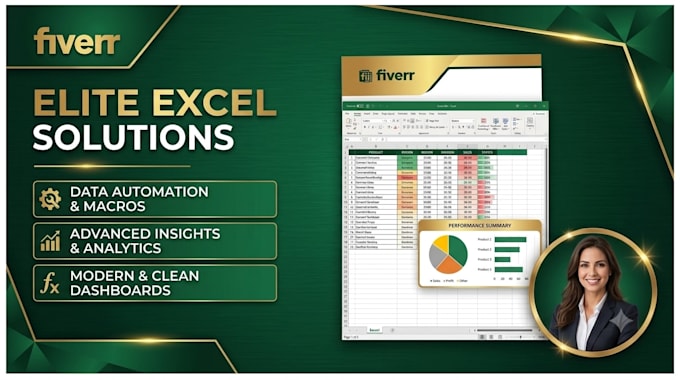 design automated excel spreadsheets, formulas, and dashboards