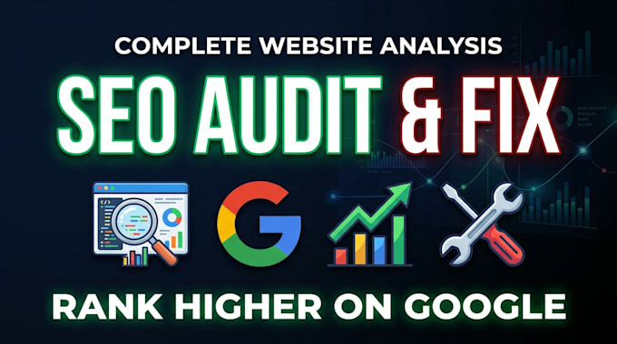 audit and fix website SEO issues for more traffic and better rankings